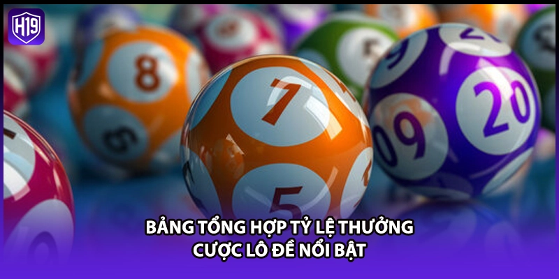 Xổ Số H19 - Sảnh Lô Đề Trực Tuyến Trả Thưởng 1 Ăn 99 - Luckyzuno89